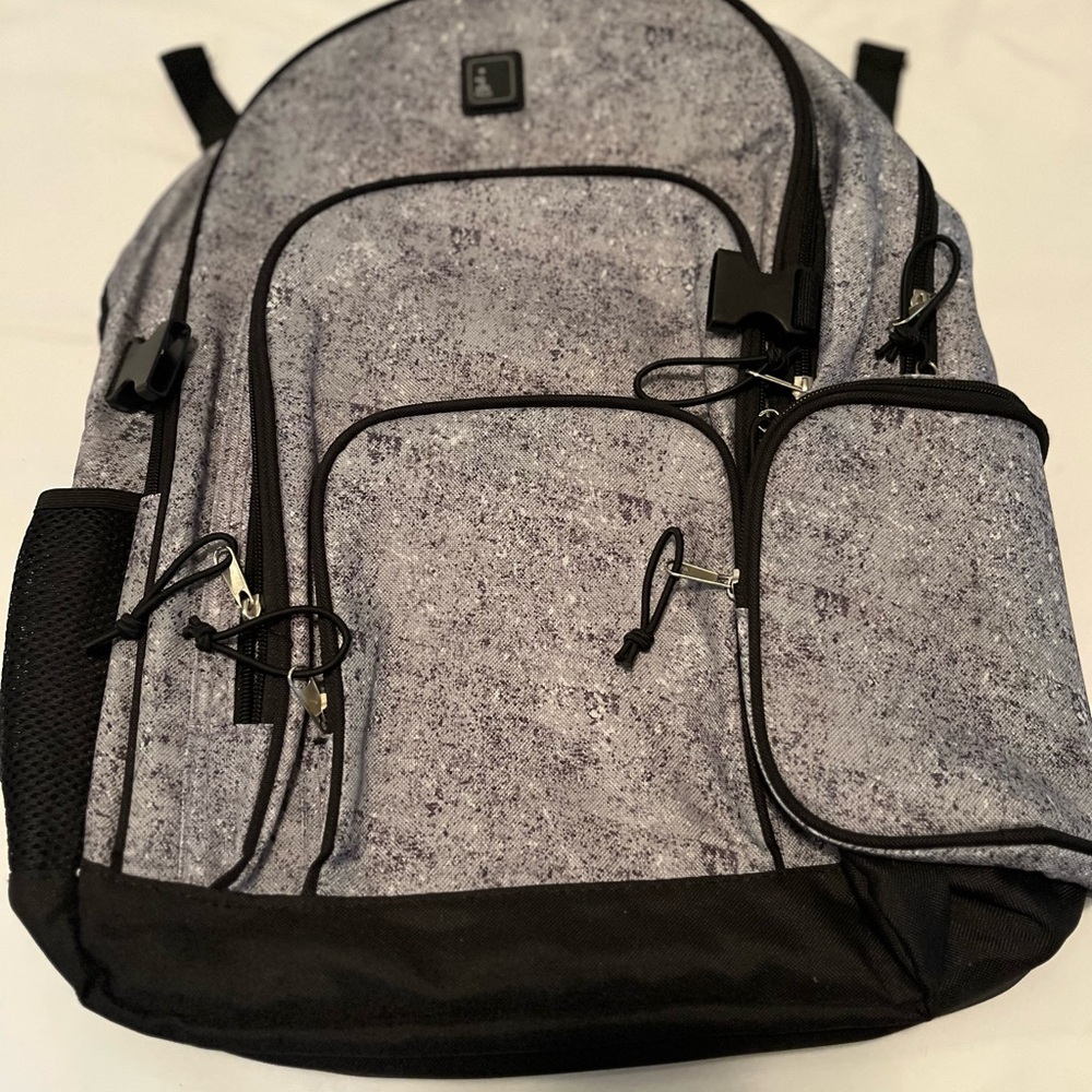 Stylish Black and Gray Women's Backpack